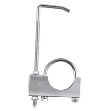  Universal Clamp On Exhaust Hanger Exhaust Clamp with Hanger Rear 2.5 Inch