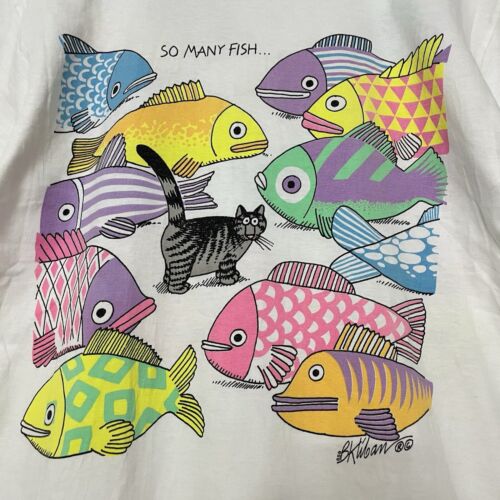 Deadstock Vintage Kliban Crazy Shirt 80’s Hawaii SN:659 never worn - Picture 2 of 10