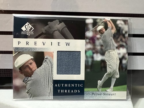 2001 Upper Deck SP Golf Preview Payne Stewart Authentic Threads Relic Card - Picture 1 of 1