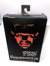 Neca 🔥Ultimate Frankenstein's Monster Action Figure B & W NEW DAMAGED BOX