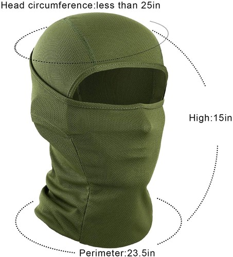 Balaclava Cold Weather Face Mask Windproof Ski Mask Tactical Hood for Men Women - Picture 29 of 110