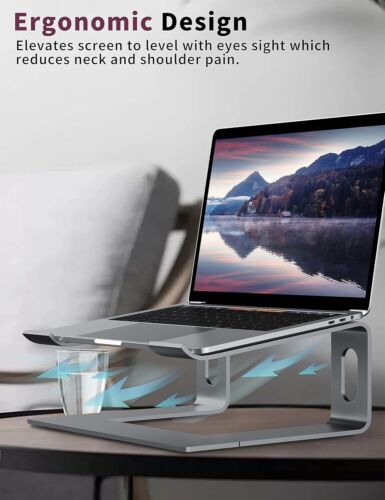 Metal Laptop Tablet Stand Portable Riser Bracket Holder For Desk Table Mount - Picture 26 of 42