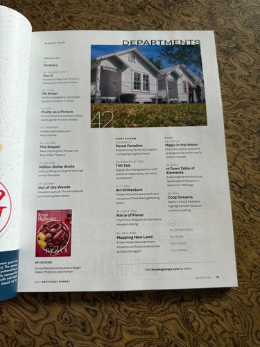 Texas Highways Magazine MARCH 2025 Bayou Recipes Art Cars Montrose Woodlands NEW - Picture 3 of 3