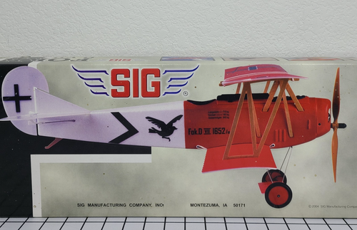 Sig Fokker D. VII ARF RC Model Airplane Kit 32.75" W Span w Motor & Kavan ESC - Picture 2 of 19