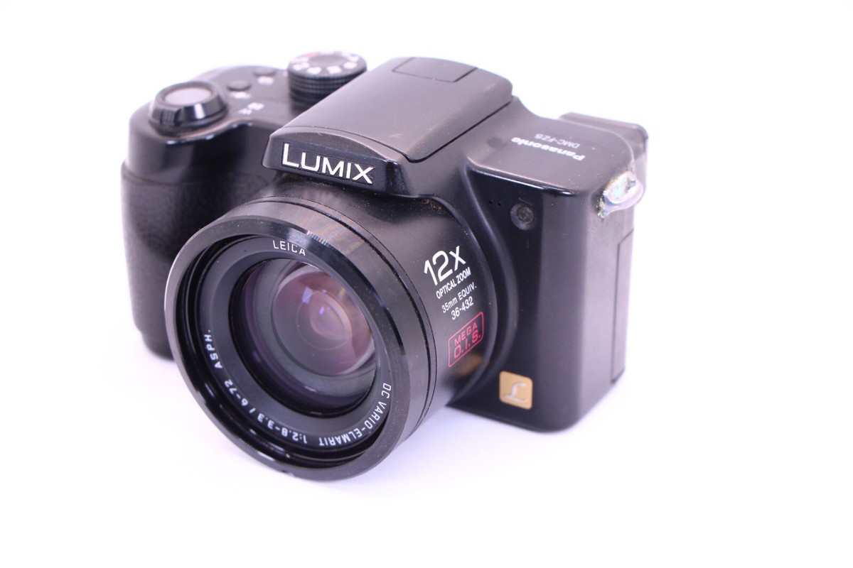 BLACK PANASONIC LUMIX DMC-FZ5 DIGITAL CAMERA DC-VARIO