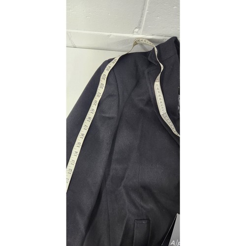 Arthur Black Men's Wool/Cashmere Blend Single Breasted Black Long Coat, Size 42R - Picture 7 of 12