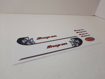 Snap-on truck sticker set-fits 1/64 Greenlight Box Truck-TRUCK NOT