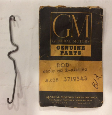 NOS GM #3719543 Shift Indicator Rod, 1955-56 Chevy Bel Air