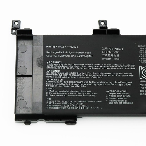 For Asus GL502VSGL502VSK GL502VY GL502VS-1A 62Wh C41N1531 Laptop Battery - Picture 3 of 4