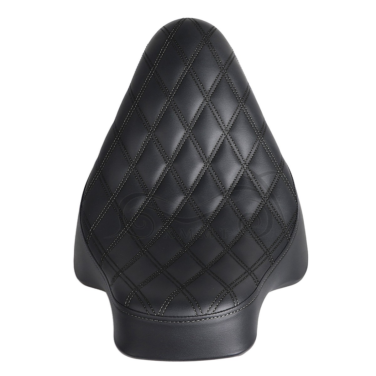 Black Diamond Driver Rider Solo Seat For Harley Heritage Softail