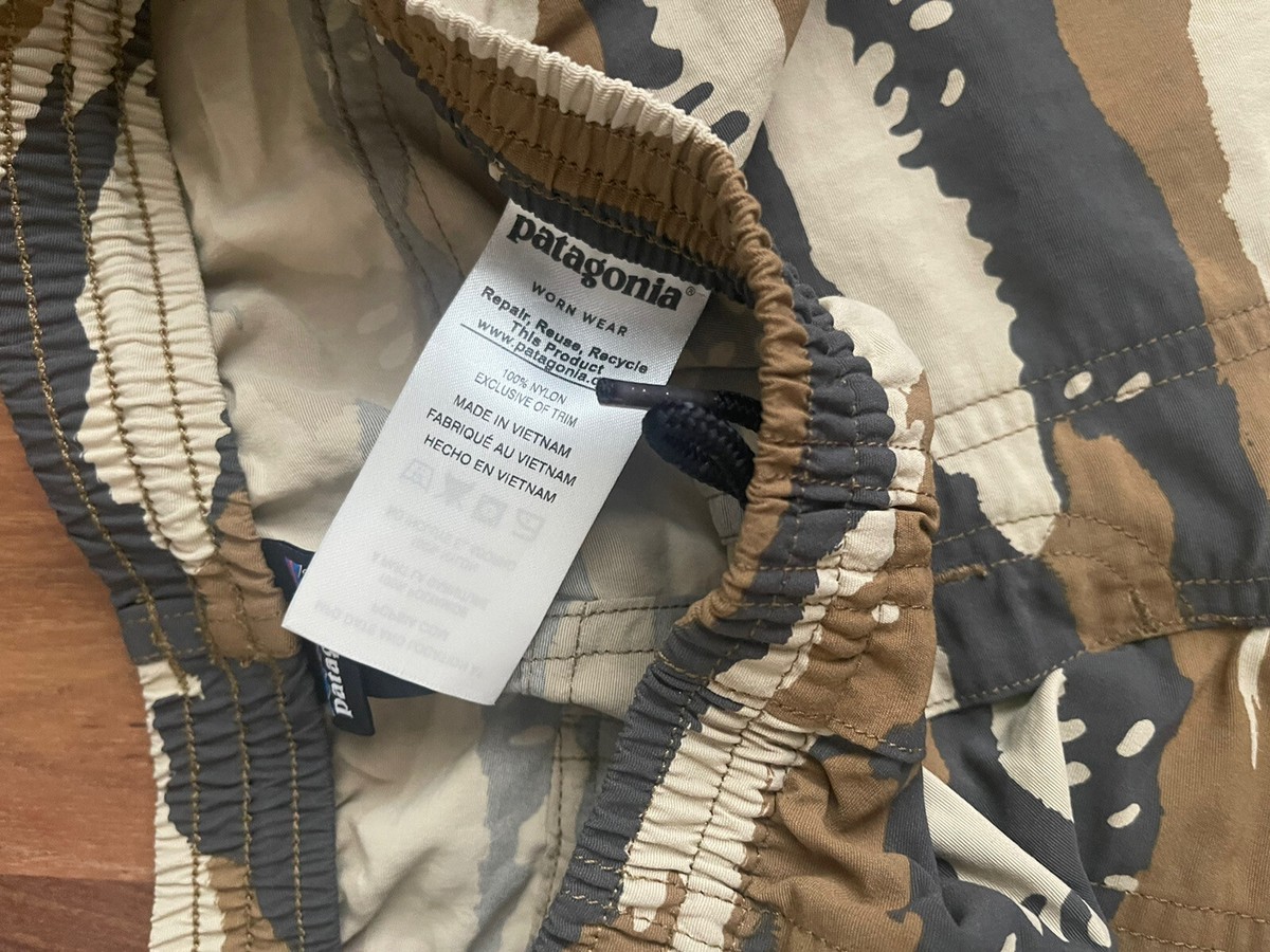 patagonia - M’s Baggies Pants SP17 廃番 Vintage 90's Patagonia Nylon Hiking Baggies Pants Men's Large Navy