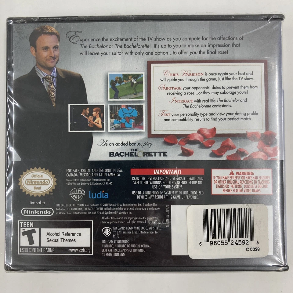 The Bachelor: The Videogame (2010) Nintendo DS Factory Sealed & The Bachelorette - Image 2 of 2