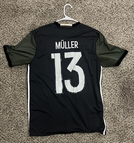 ADIDAS THOMAS MULLER GERMANY AWAY JERSEY EURO 2016 - Picture 2 of 2