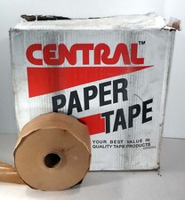 10 NEW CENTRAL K2800 CARTON SEALING PAPER TAPE ROLLS 3"x600' NIB **MAKE OFFER**