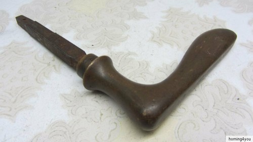 Tür Griff Bronze Langschild Türklinke antik Jugendstil Frankreich France - Bild 7 von 10