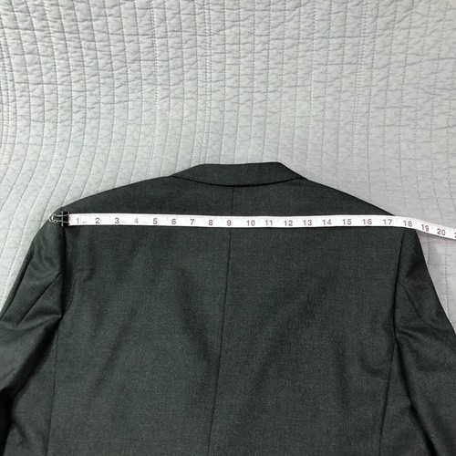 J Crew Suit Men 38R Gray Ludlow Loro Piana Super 120 Italian Wool W 32(34) L 32 - Picture 15 of 24