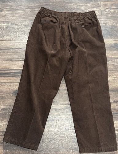 Haband’s Stag Hill Pants Mens 38/L Dark Brown  Corduroys Hunting Retro Vintage - Picture 7 of 11