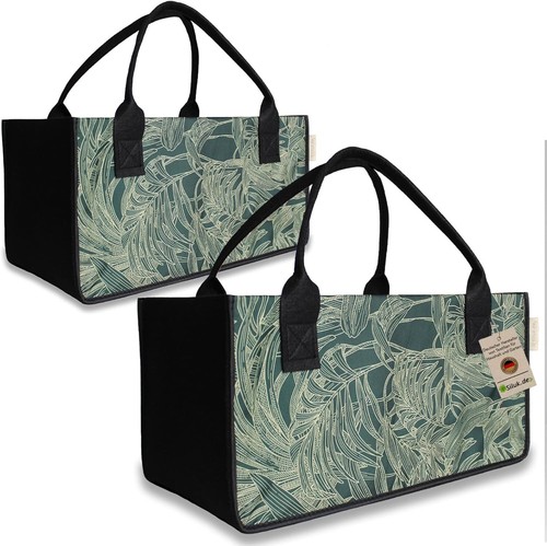 Filztaschen Einkaufstasche Kaminholztasche Kaminholzkorb Filz - Bild 11 von 30