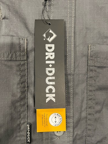 DRI•DUCK Power Move Utility Shirt, Vented Back, 3 Pockets + Pencil Pocket, Small - Picture 2 of 4
