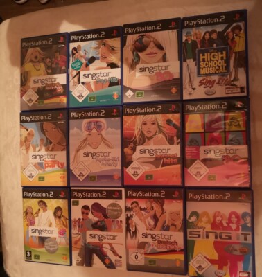 Je Spiel 9  Singstar Spiele Sammlung Sony Playstation 2 PS2 PS3 Karaoke 