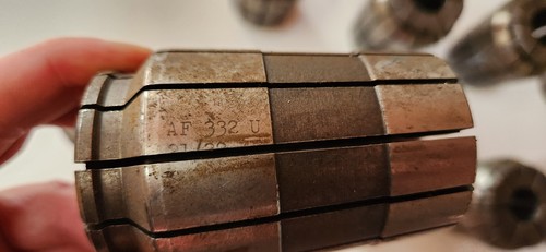 Machinist Lot of 25 Heavy Duty Acura-Flex Collets Range From 21/32" To 1-19/32" - Picture 12 of 19