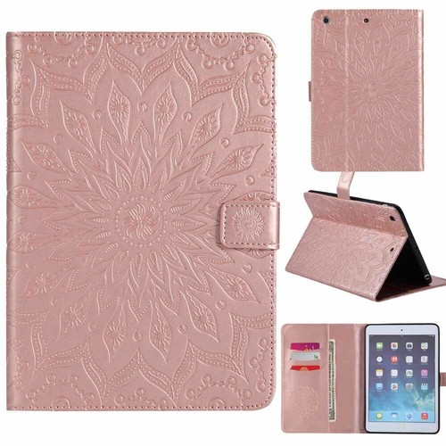 Embossed Flip Leather Stand Case Cover For iPad 7th 6th 5th 4th Gen Mini/Air/Pro - Picture 9 of 45