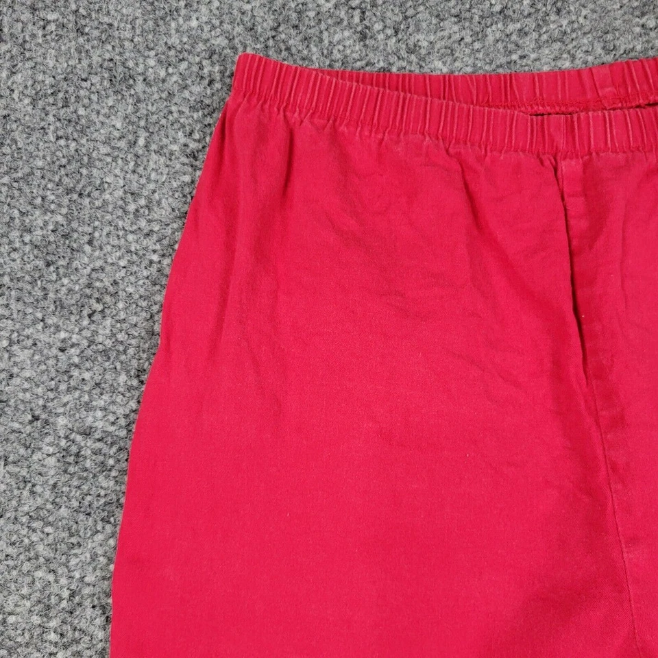 Брюки женские Just My Size 22/24 красные коралловые эластичные на талии без застежек капри 35x21* - Изображение 3 из 4