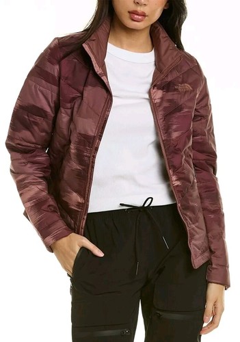 The North Face Tamburello Jacket Women's XL Vapor Ikat Print Maroon - Picture 3 of 15