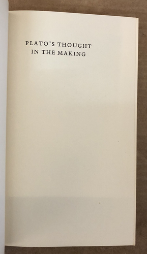 Plato's Thought in the Making - J E Raven - Vintage Paperback - 1965 - Picture 3 of 20