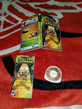 Chili Con Carnage (Sony PSP, 2007) Complete w/Case & Manual CIB Very Rare 👌