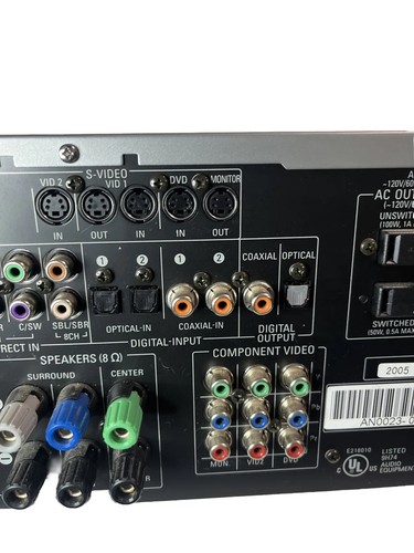 Receptor estéreo Harman Kardon AVR 135 6,1 canales 240 vatios probado estado funcionando - Imagen 11 de 13