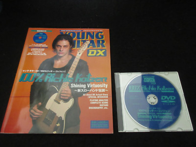 100% Richie Kotzen Japan Book DVD Guitar TAB Score Poison Mr. Big