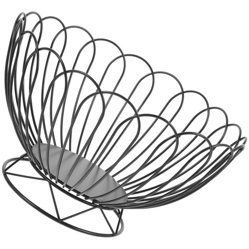 Set of 4 Tall Fruit Plate Holder for Kitchen Bread Basket Serving - Picture 11 of 12