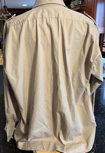 Burberrys Herren M Langarm Outdoor Hemd Doppeltasche Fisch Jagd - Bild 2 von 10