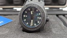 H2O Kalmar 2 Black Mother of Pearl Carbon Fiber Automatic Mechanical Dive Watch