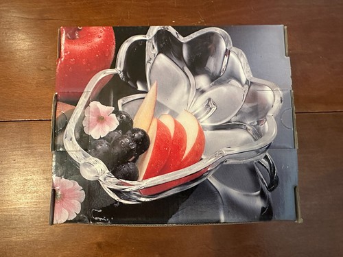 Studio Nova Capriccio 6.75" Crystal Glass Apple Shaped / Fruit Bowl - Germany - Picture 8 of 11
