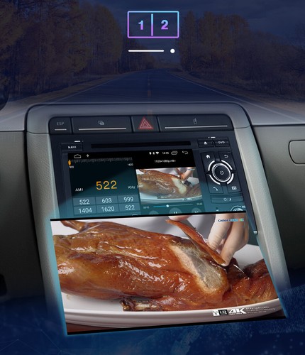 For AUDI A4 S4 RS4 B9 B7 SEAT Autoradio Android 14.0 GPS Navigatore DAB+ DVD/CD - Foto 11 di 18