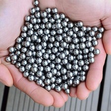 200 Rounds Of Steel Metal 6mm Airsoft / Slingshot Target / Hunting BBs 0.89g