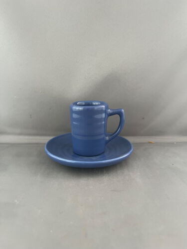 Bauer 2000 Demitasse Cup & Saucer FEDERAL BLUE