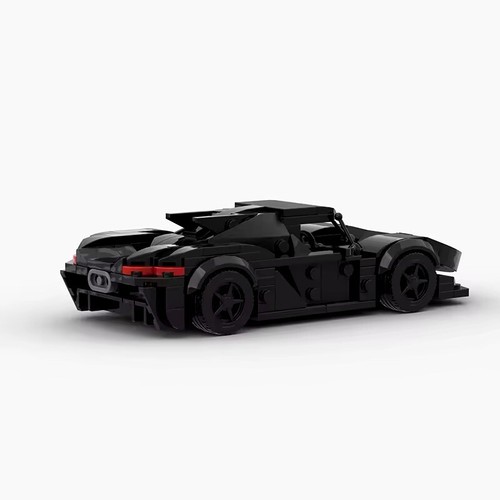 Koenigsegg Jesko | Black | Building Brick Set MOC - 271 Pieces UK - Bild 5 von 8