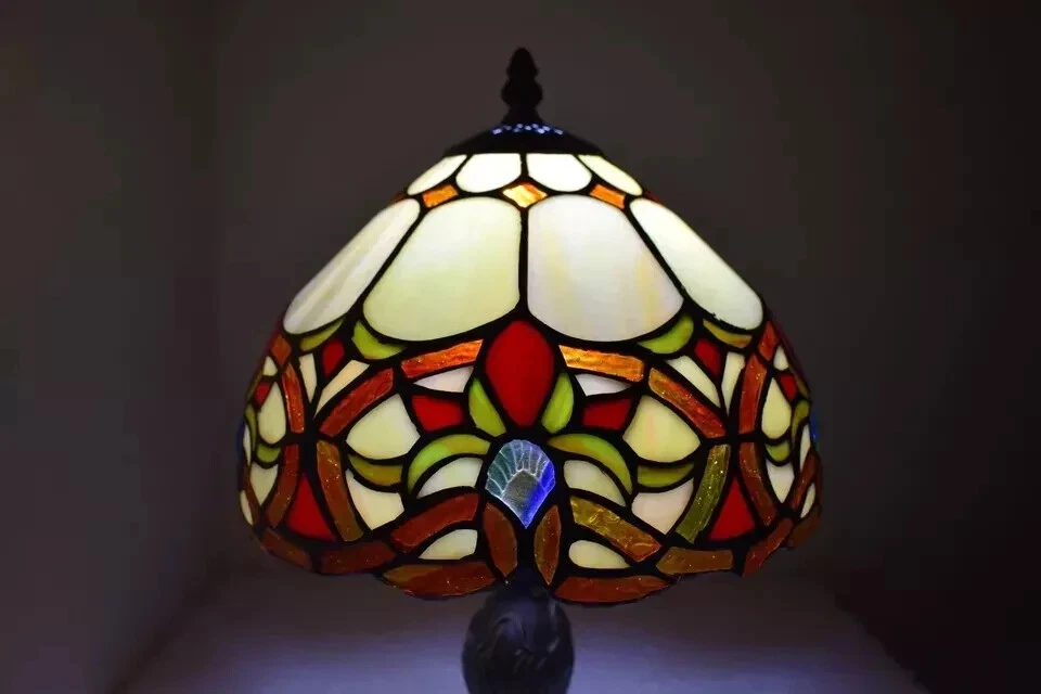 Tiffany Style Lamp Shade for Table / Ceiling / Pendent 10 Inch Handcrafted UK - Image 3 of 4