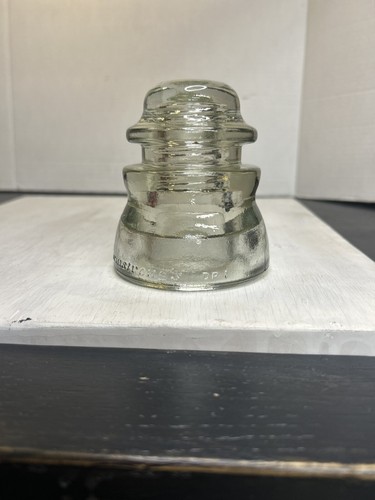 Gorgeous Pristine Vintage Armstrong DP1 48 56 Glass Insulator Crystal Clear ! - Picture 14 of 21