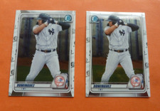 (2) Jasson Dominguez RCs, 2020 Bowman Chrome Draft BD-151 & BC Prospects BCP-243