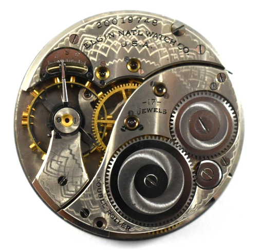 Vintage Elgin Grade 344 12s 17J Jagd Taschenuhrwerk lot.ff