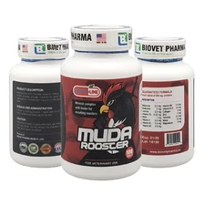 SUPPLEMENT FOR PLUMAGE ROOSTERS/GALLOS-VITAMINA PARA CUIDO DE PLUMA MUDA 100 TAB