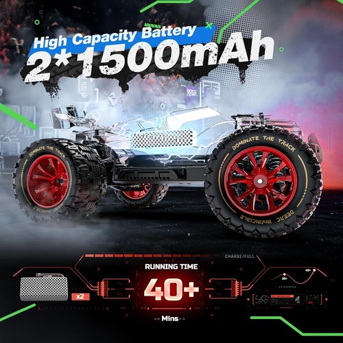 1/14 Brushless RC Cars for Adults Fast 50+ Mph, RC Trucks 4X4 Offroad Waterproof - Picture 4 of 6