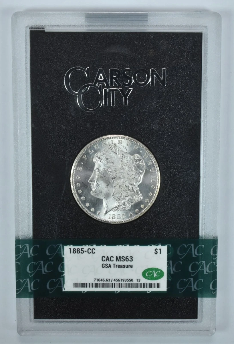 Carson City Grade MS 63 1885 Year Morgan US Dollars (1878-1921