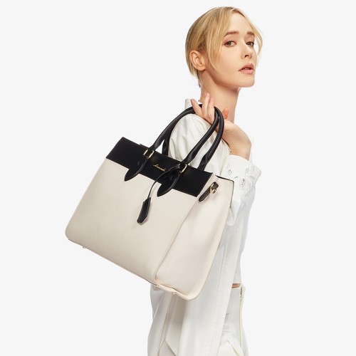 LOVEVOOK Laptop Bag for Women, 15.6 inch Laptop Tote Work Bag Purse, Large Wa... - Picture 2 of 7