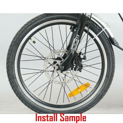 Kids BMX Front Wheel Rim 20'' Bike Wheel Rim Black Spokes Disc/V Brake - Picture 10 of 12