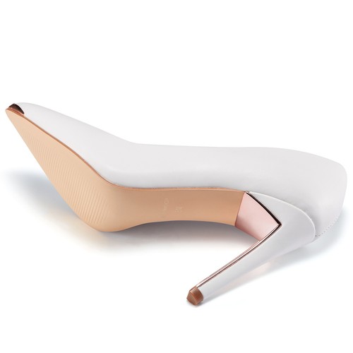 Womens Pointed Toe Slip on Stilettos High Heels Party Wedding Pumps Basic Shoes - Picture 42 of 49